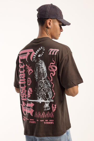 Kiss Chacey Zion Street Tee Hot Fudge