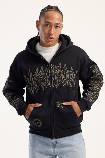 Havoc Street Hoodie Jet Black