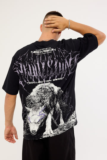 Neovision Dire Oversize Super Heavy Tee Black