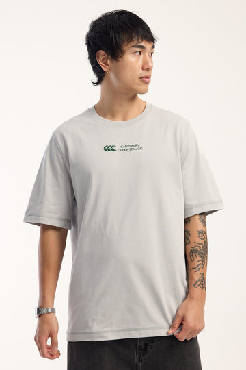 Canterbury CCC Script Heavyweight Tee High Rise Grey