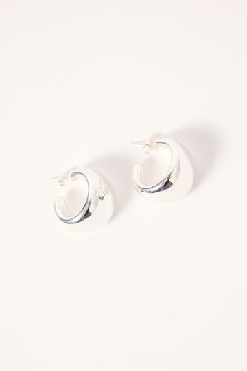 Token Nora Hoop Earring Silver