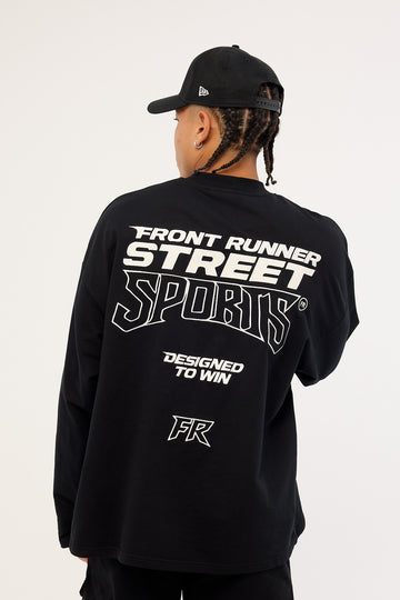 Front Runner Street Sports Long Sleeve Tee Black