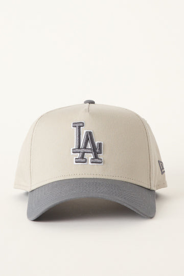 New Era 9Forty A-Frame Los Angeles Dodgers Cap Stone/Storm Grey