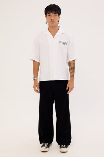 Thrills Stagger Big Slacker Cropped Pant Black