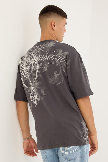 Neovision Banish Street Super Heavy Tee Ash Black