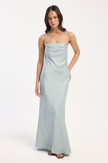 Perfect Stranger Leena Cowl Maxi Dress Sea Mist