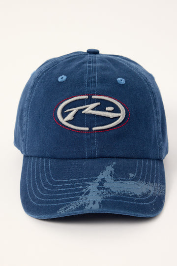 Rusty Morning Glory 6 Panel Cap Navy