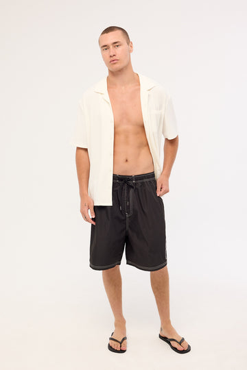 Common Need Vert Swim Short Black