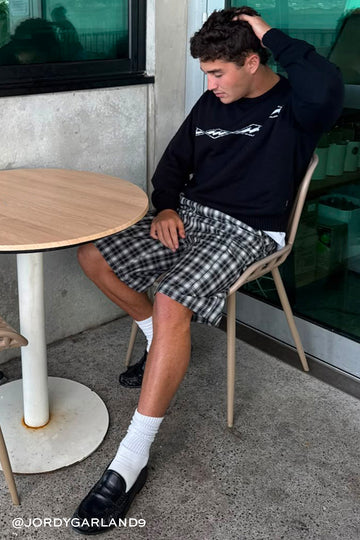Rusty Screwdriva Elastic Cargo Short Black