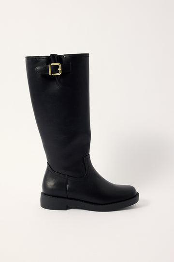 Therapy Alven Tall Boot Black PU