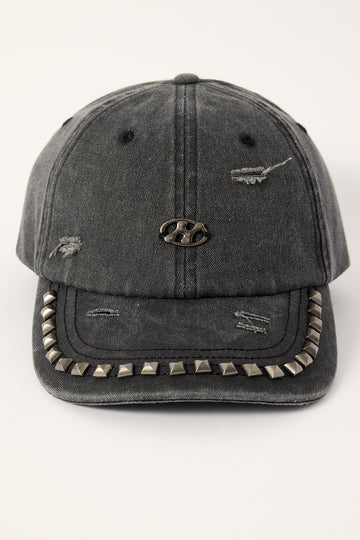 Neovision Hazard Distressed Dad Cap Washed Black