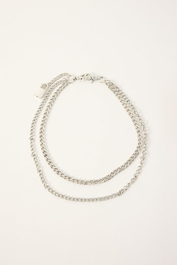 Neovision Deadbolt Wallet Chain Antique Silver