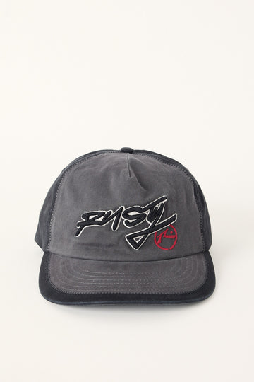 Rusty Grif Graf Mid 90s Cap Washed Black
