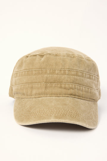 Token Cadet Washed Cap Khaki Green