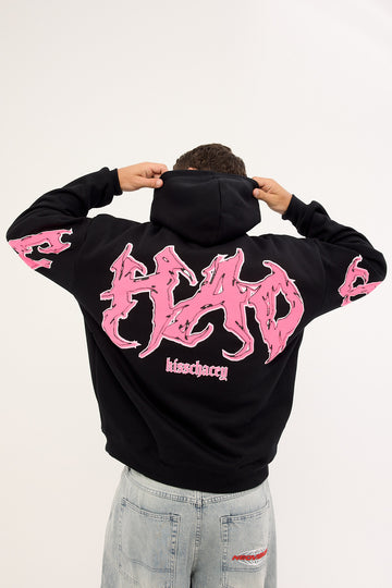Kiss Chacey Melt Street Fit Hoodie Jet Black