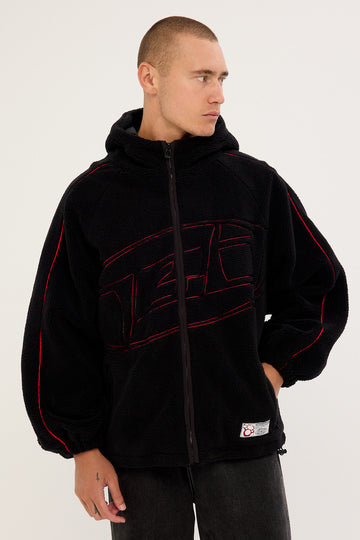 Neovision Dominion Hooded Sherpa Jacket Black
