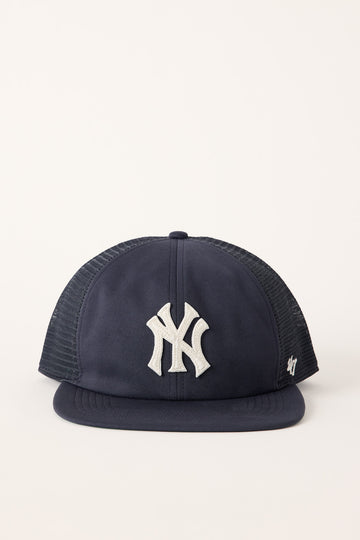 47 Brand Well Worn Vintage Trucker 47 Captain New York Yankees C Navy