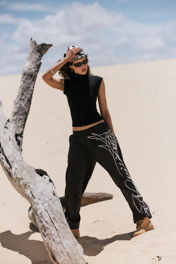 Neovision Outline Wide Leg Pant Black