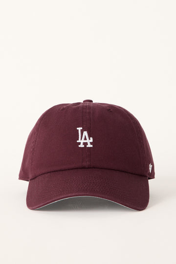 47 Brand Well Worn Winter 47 Clean Up Baserunner Los Angeles Dod Dark Maroon