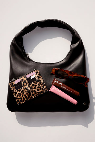 Georgia Mae The Daisy Card Wallet Leopard
