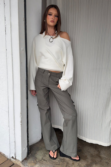 Thrills Jordana Low Rise Pant Tarmac