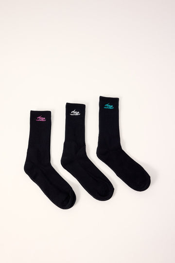 Neovision Tempest Sock 3 Pack Black