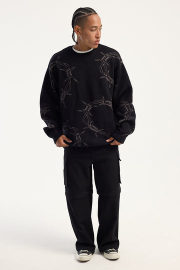 Billy Bones Club Gothic Utility Pants Black