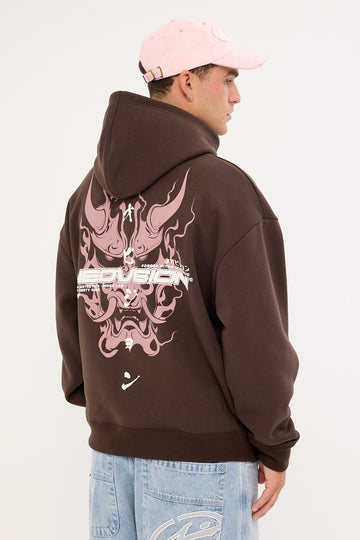 Neovision Yasha Street Hoodie Coffee Brown