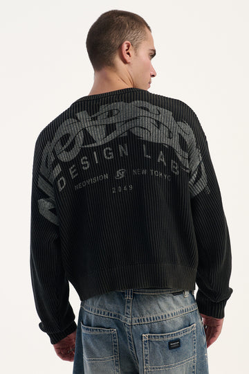 Neovision Cinder Knit Sweater Washed Black