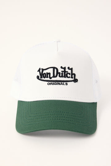 Von Dutch Two-Tone Trucker White/Green