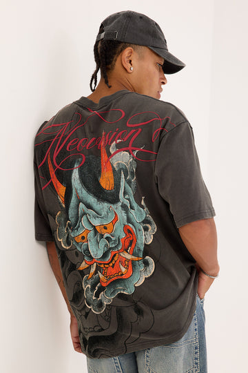 Neovision Tatsura Oversize Super Heavy Tee Acid Grey