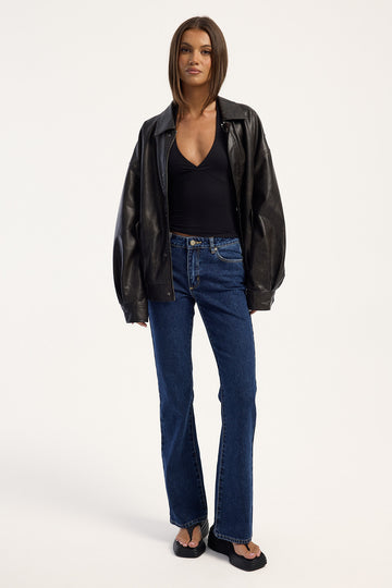 Abrand 95 Mid Boot Jean Tara Blue Tara