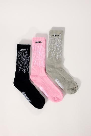 Neovision Web Sock 3 Pack Multi