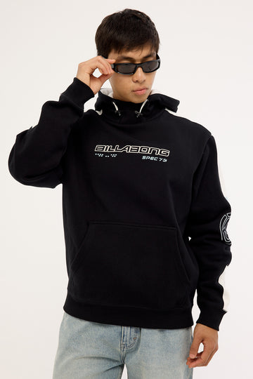 Billabong Spec 73 Pop Mock Hoodie Black