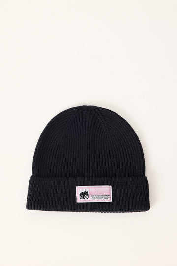 Neovision Branded Patch Beanie Black