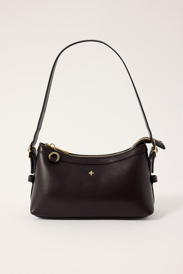 Peta + Jain Avril Shoulder Bag Choc Smooth