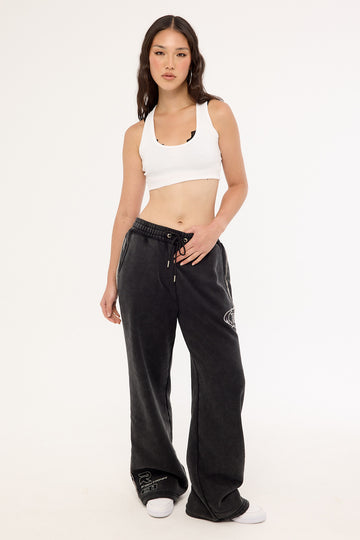 Front Runner Revline Wide Leg Pant Washed Black