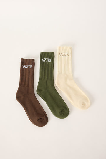 Vans Classic Crew 3 Pack Sock Multi