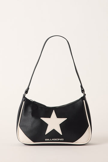 Billabong Starsurfer Shoulder Purse Black Pebble