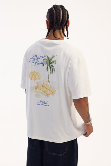 Barney Cools Fiasco Tee White