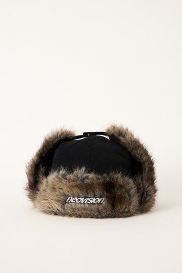 Neovision Raver Trapper Hat Washed Black