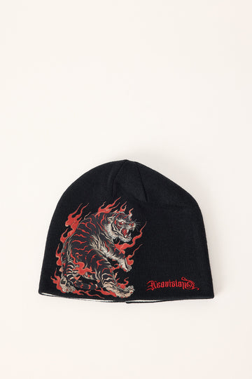 Neovision Duality Reversible Skull Cap Beanie Black/White