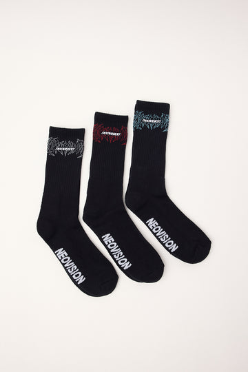 Neovision Fumes Sock 3 Pack Black