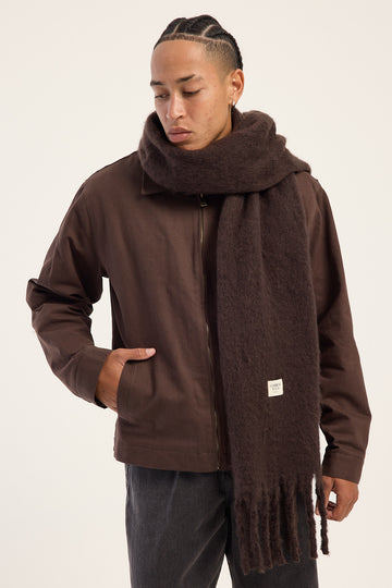 Common Need Oxford Scarf Dark Brown