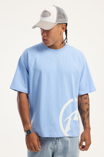 Rusty Pablo Flash Tee Sky Blue