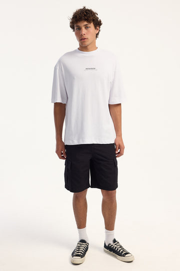 Worship Topper Elastic Cargo Short Black