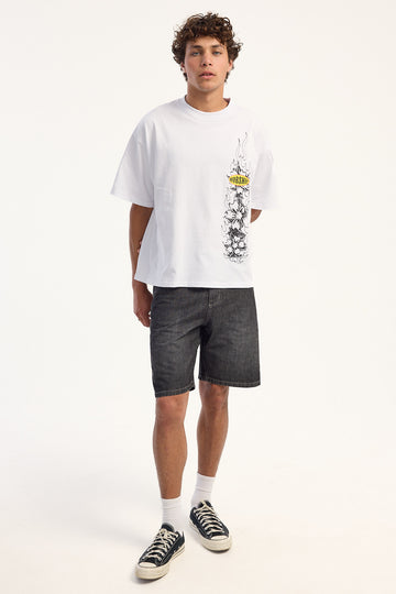 Worship Tropic Heat Big Dawg Jean Short Spooky Black