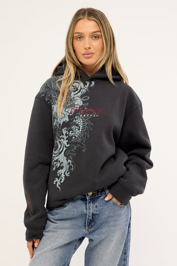 Neovision Nami Relaxed Hoodie Washed Black