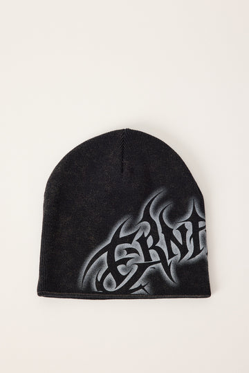 Front Runner Ashline Skull Beanie Washed Black Washed Black