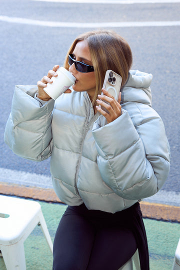 Lioness Cindy Puffer Jacket Ash